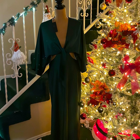 Gianni Bini Dresses & Skirts - Gianni Bini- Green Satin Dress